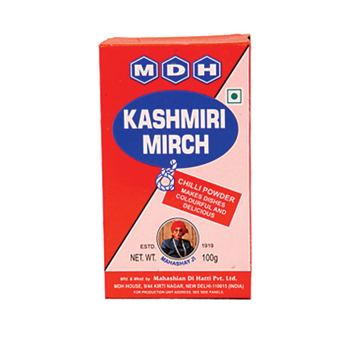 MDH kashmiri Mirch Chilli Powder 100g | Buy Online | Aadyaa Foodstore