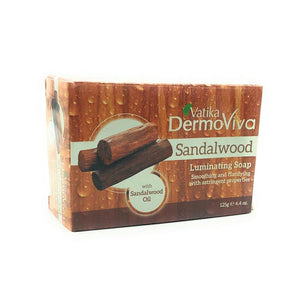 Vatika Dermoviva Sandal  Wood Soap 125g | Buy Online | Aadyaa Foodstore