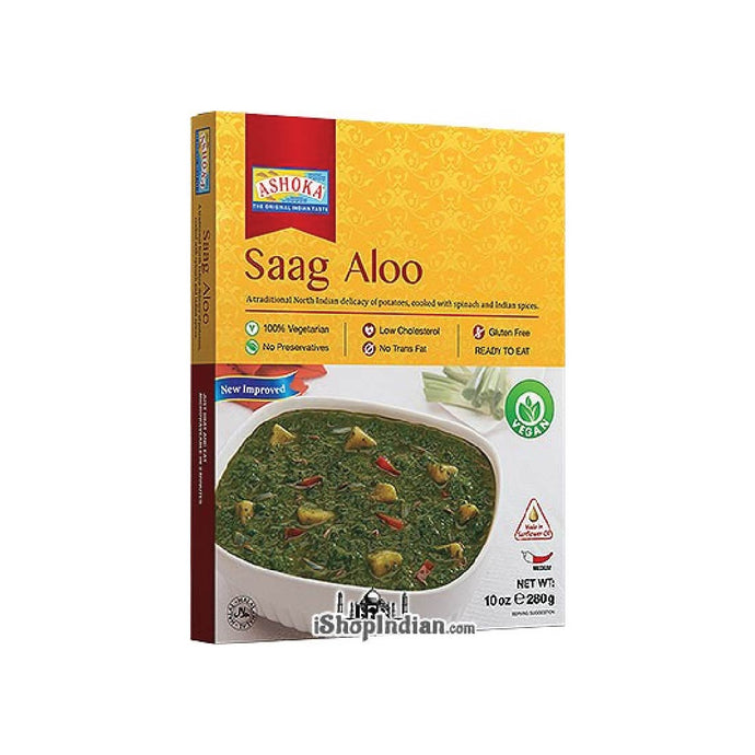 Ashoka Saag Aloo 280g | Buy Online | Aadyaa Foodstore