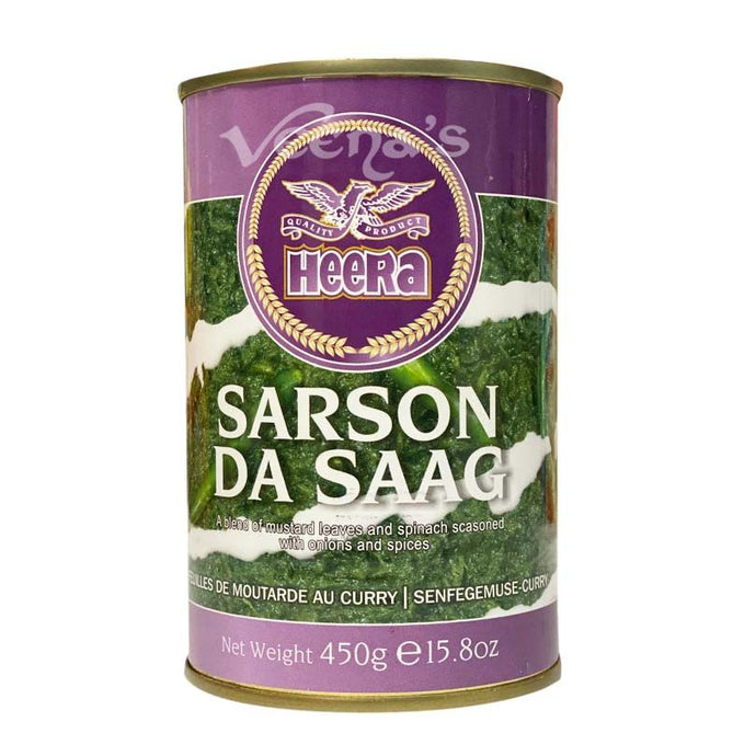 Heera Sarson Da Saag 450g | Buy Online | Aadyaa Foodstore