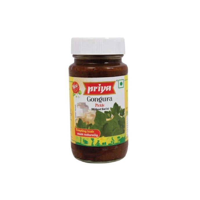 Priya Gongura Pickle 300g | Buy Online | Aadyaa Foodstore